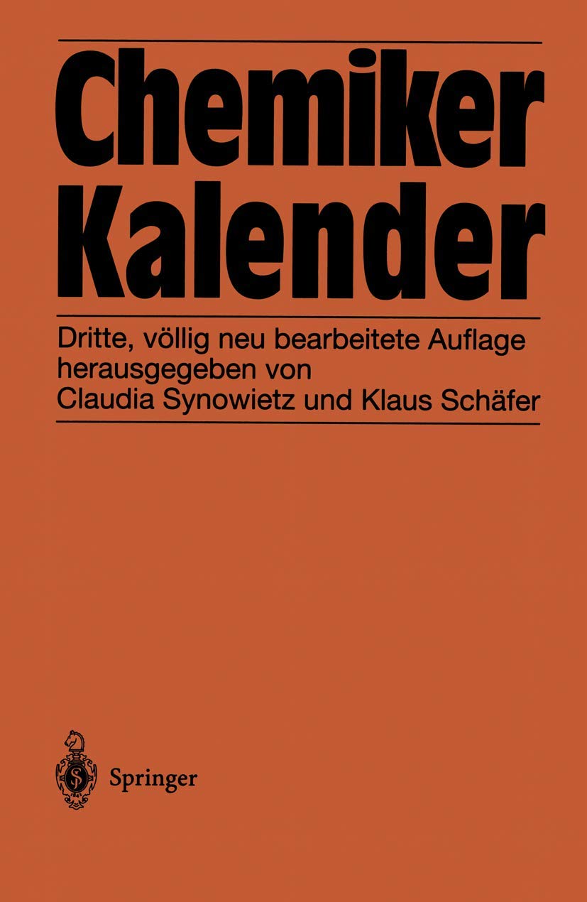 ChemikerKalender (German Edition),Used