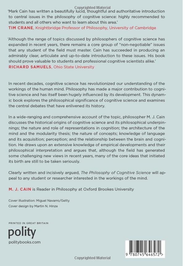 The Philosophy Of Cognitive Science,New