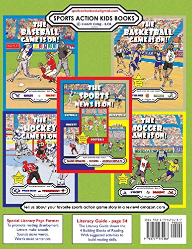 The Football Game Is On !: The Wildcats vs. The Mustangs (Sports Action Kids Books),Used