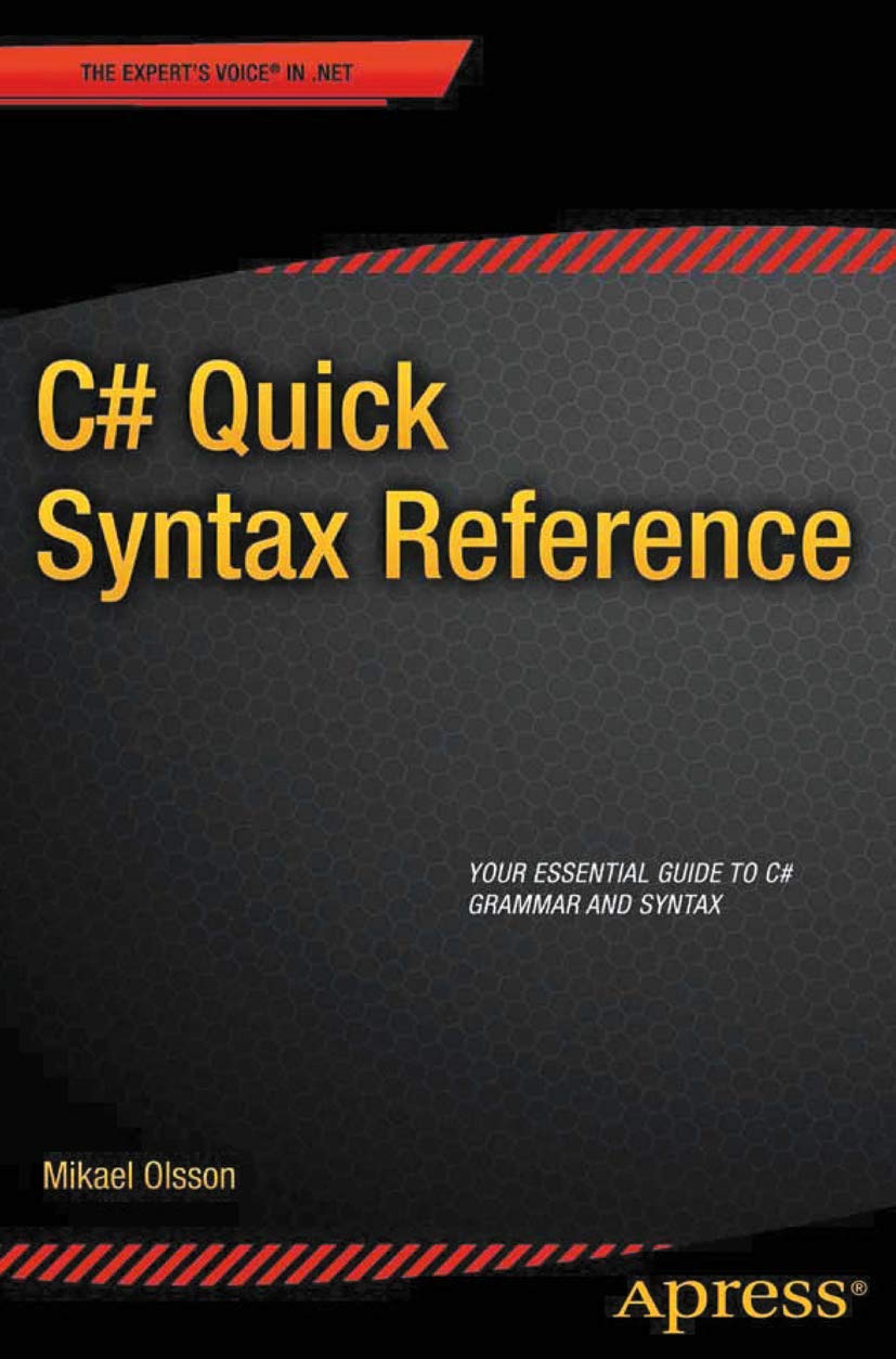 C# Quick Syntax Reference,Used
