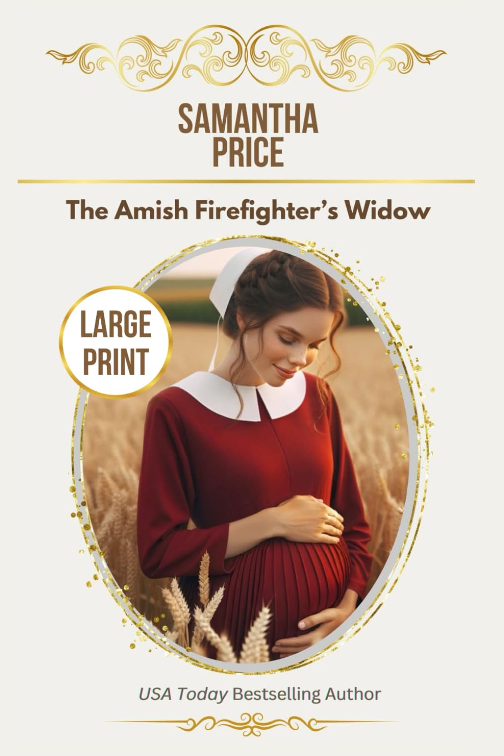 The Amish Firefighter's Widow LARGE PRINT: Amish Romance,Used