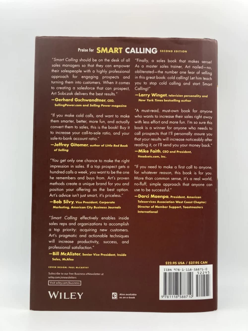 Smart Calling: Eliminate the Fear, Failure, and Rejection from Cold Calling,New