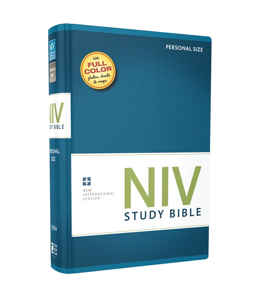 Niv Study Bible, Personal Size, Hardcover, Red Letter Edition