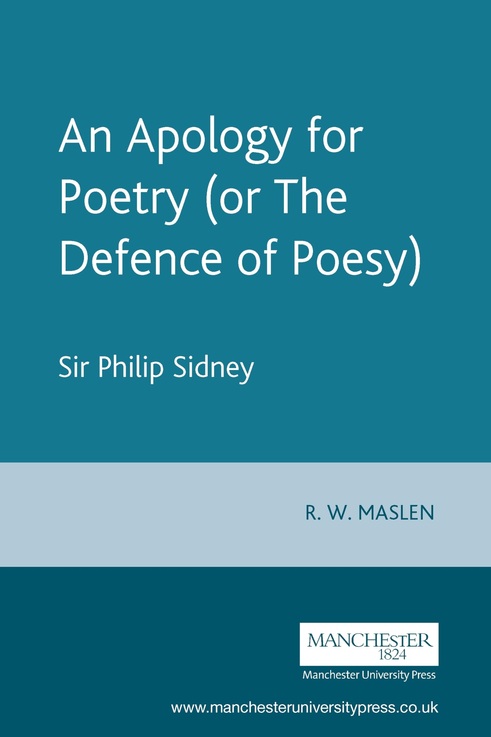 An Apology For Poetry (Or The Defence Of Poesy): Revised And Expanded Third Edition,Used