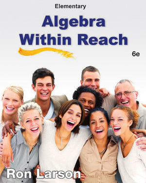 Elementary Algebra: Algebra Within Reach,New