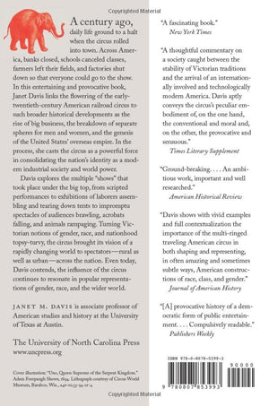 The Circus Age: Culture and Society under the American Big Top,Used
