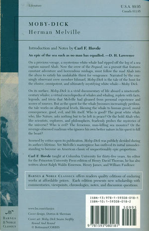 MobyDick (Barnes & Noble Classics Series),Used