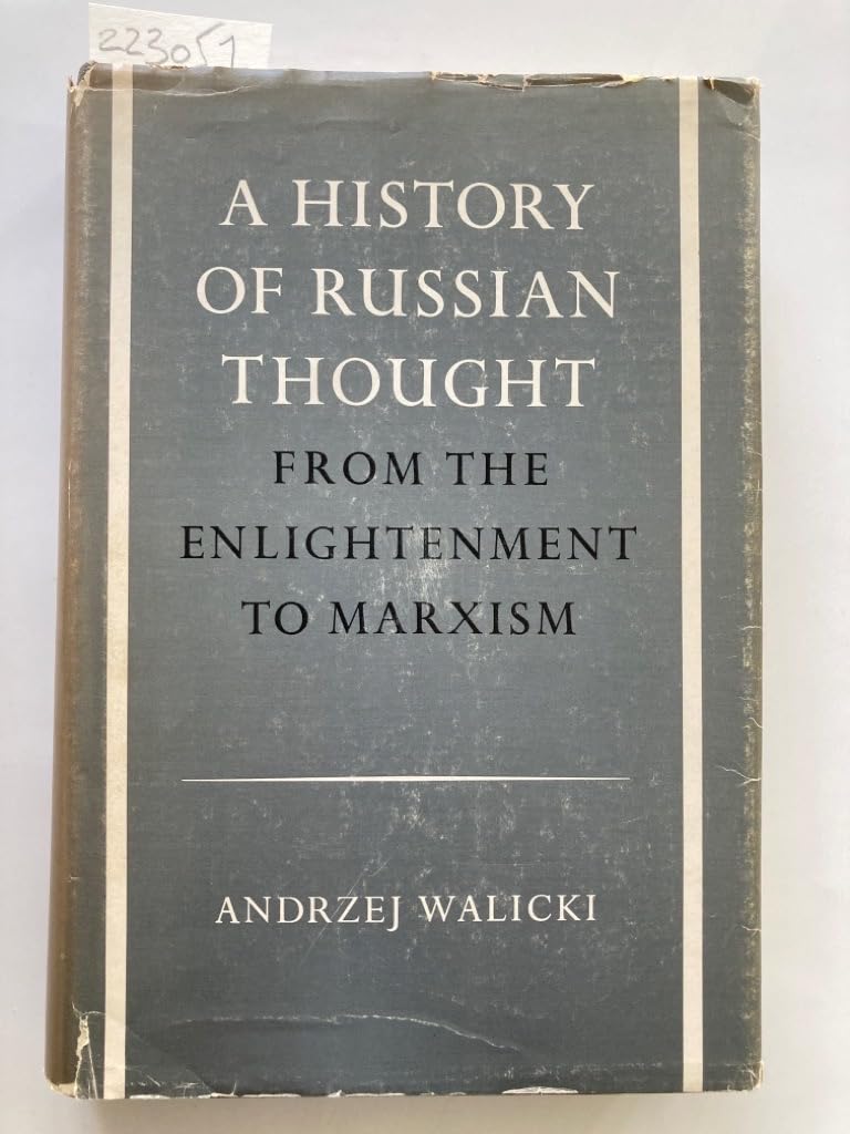A History of Russian Thought from the Enlightenment to Marxism: From the Enlightenment to Marxism,Used