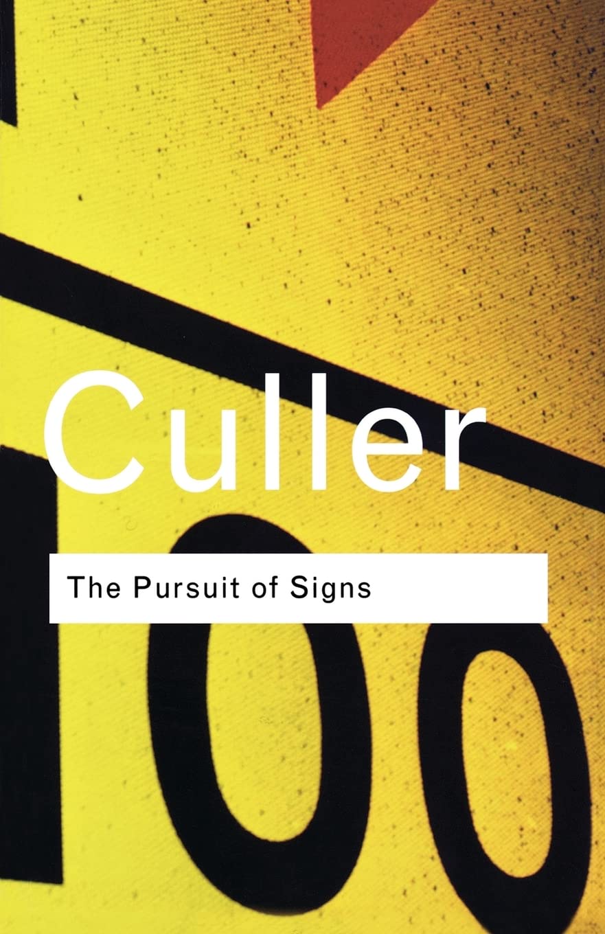 The Pursuit of Signs (Routledge Classics),Used