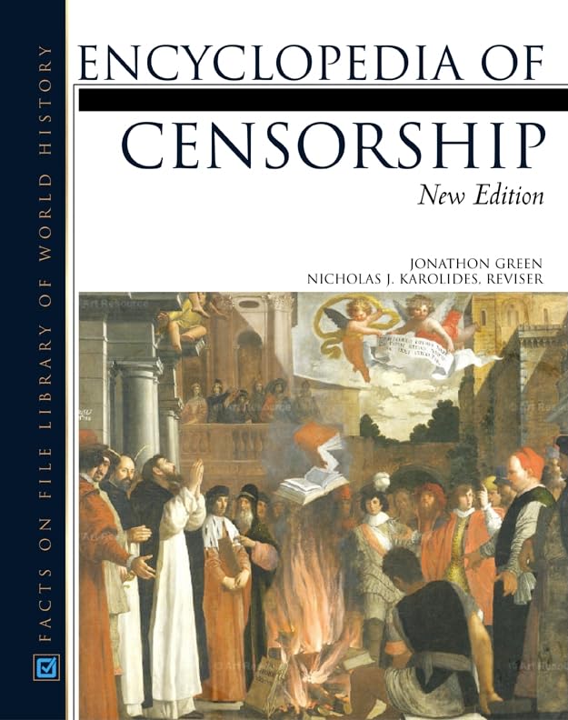 The Encyclopedia Of Censorship (Facts On File Library Of World History),Used