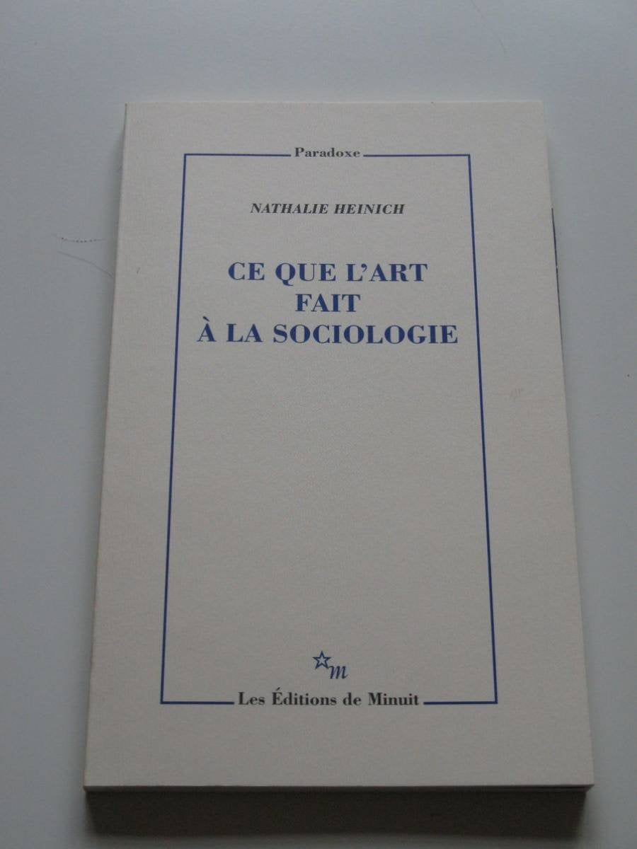 Ce que l'art fait  la sociologie,Used