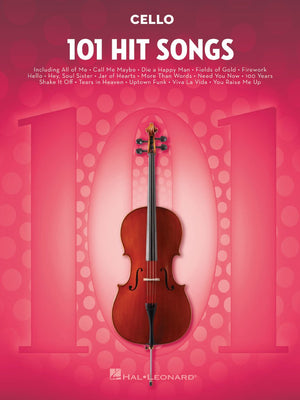 101 Hit Songs: for Cello,New