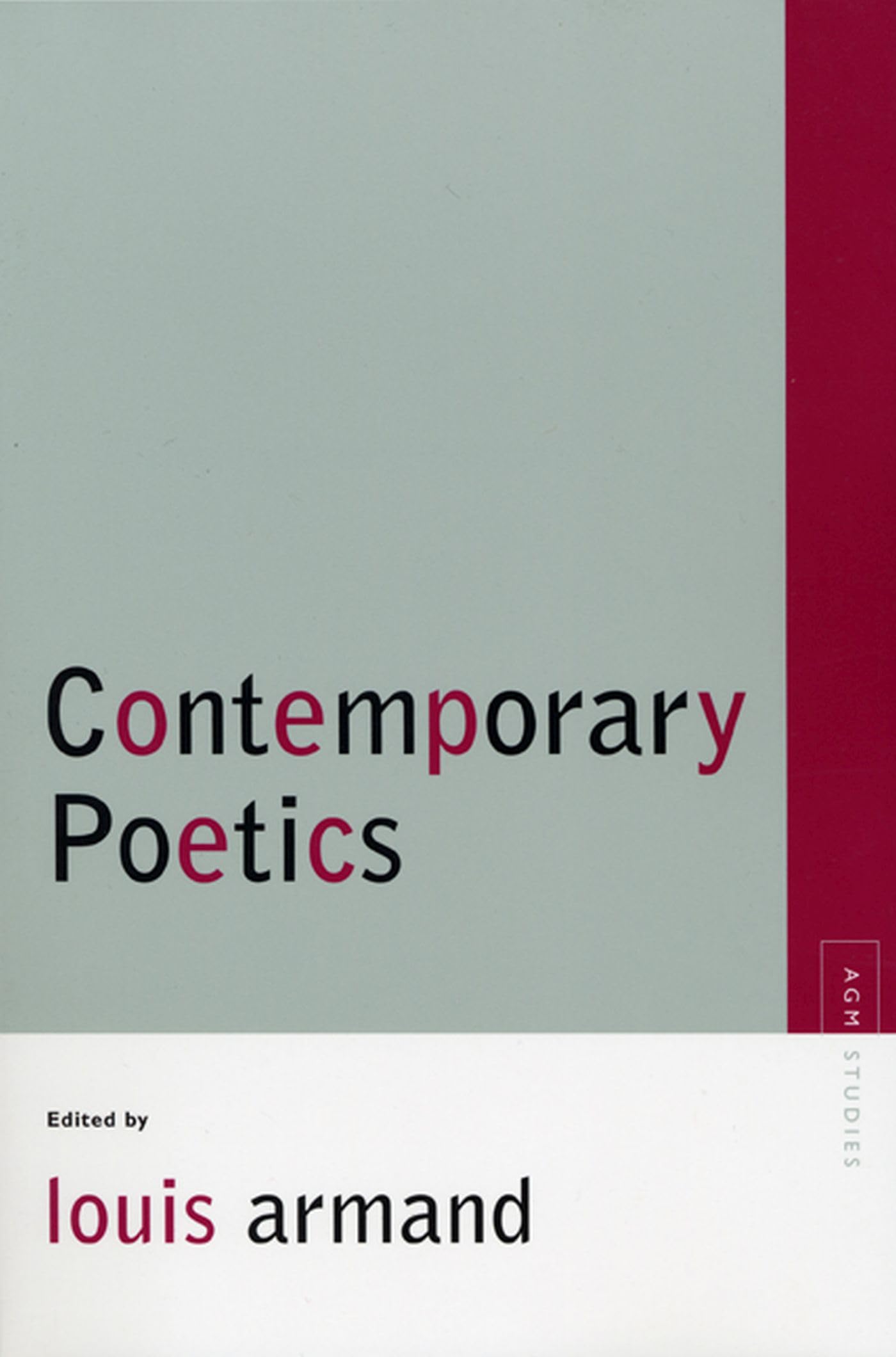 Contemporary Poetics (AvantGarde & Modernism Studies),Used