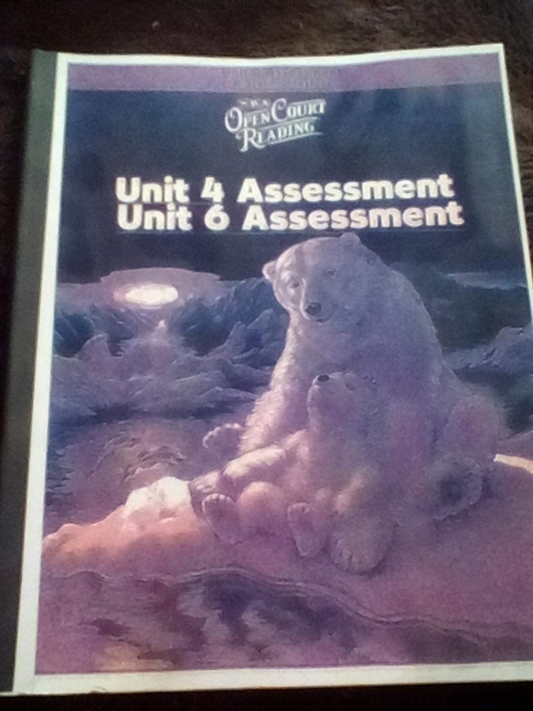 Open Court Reading Unit 4 Assessment Blackline Masters Level 4,Used