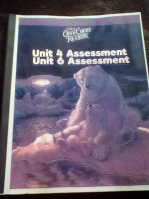 Open Court Reading Unit 4 Assessment Blackline Masters Level 4,Used