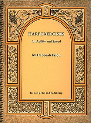 Harp Exercises For Speed And Agility For NonPedal & Pedal Harps,Used