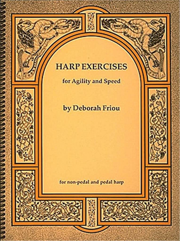 Harp Exercises For Speed And Agility For NonPedal & Pedal Harps,Used
