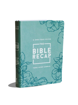 The Bible Recap: A OneYear Guide to Reading and Understanding the Entire Bible, Deluxe Edition  Sage Floral Imitation Leather