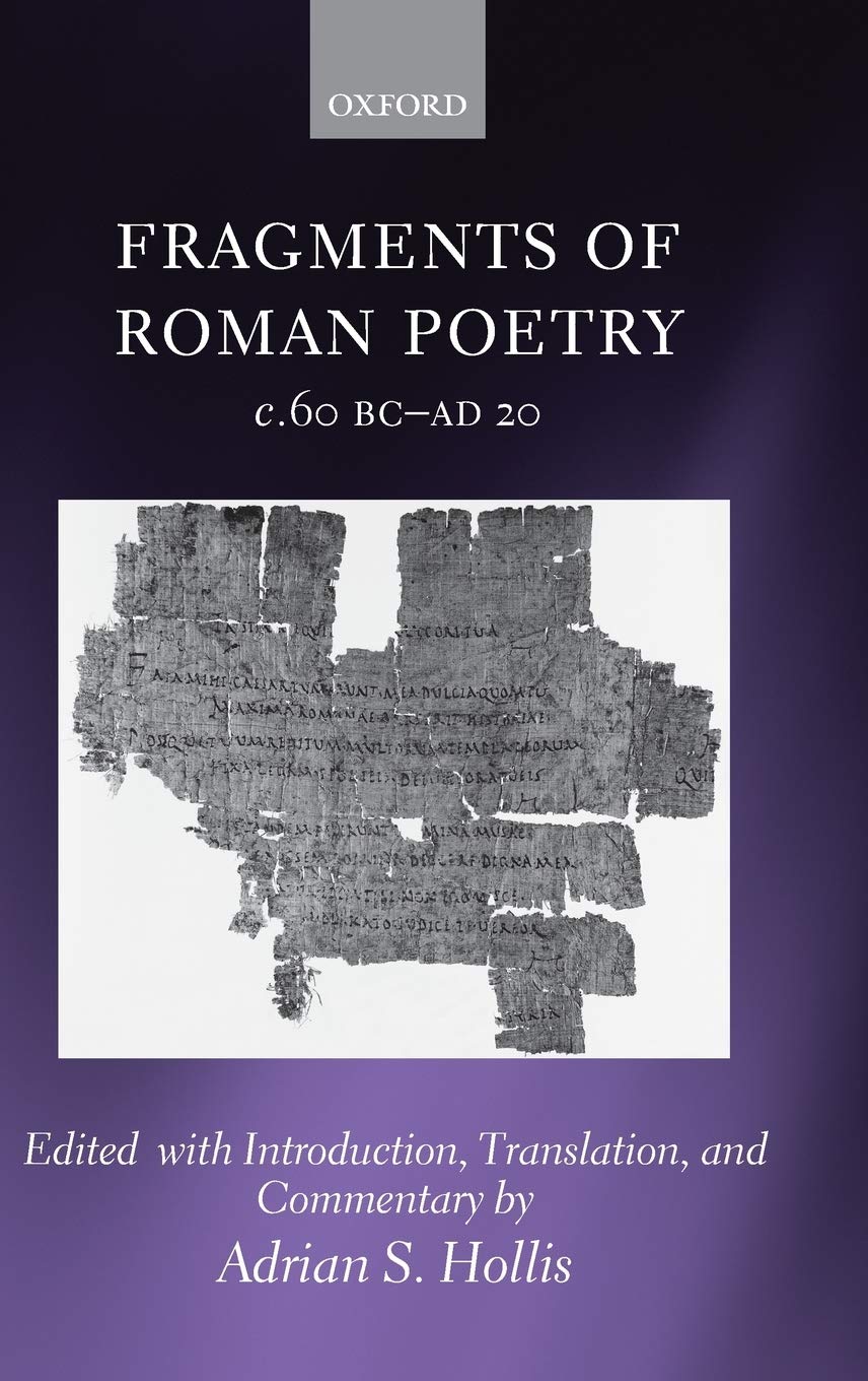 Fragments Of Roman Poetry C.60 Bcad 20