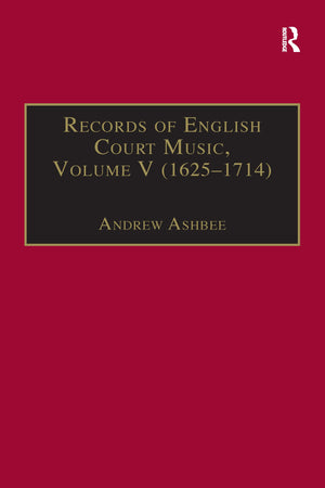 Records of English Court Music, Vol. 5: 16251714,Used