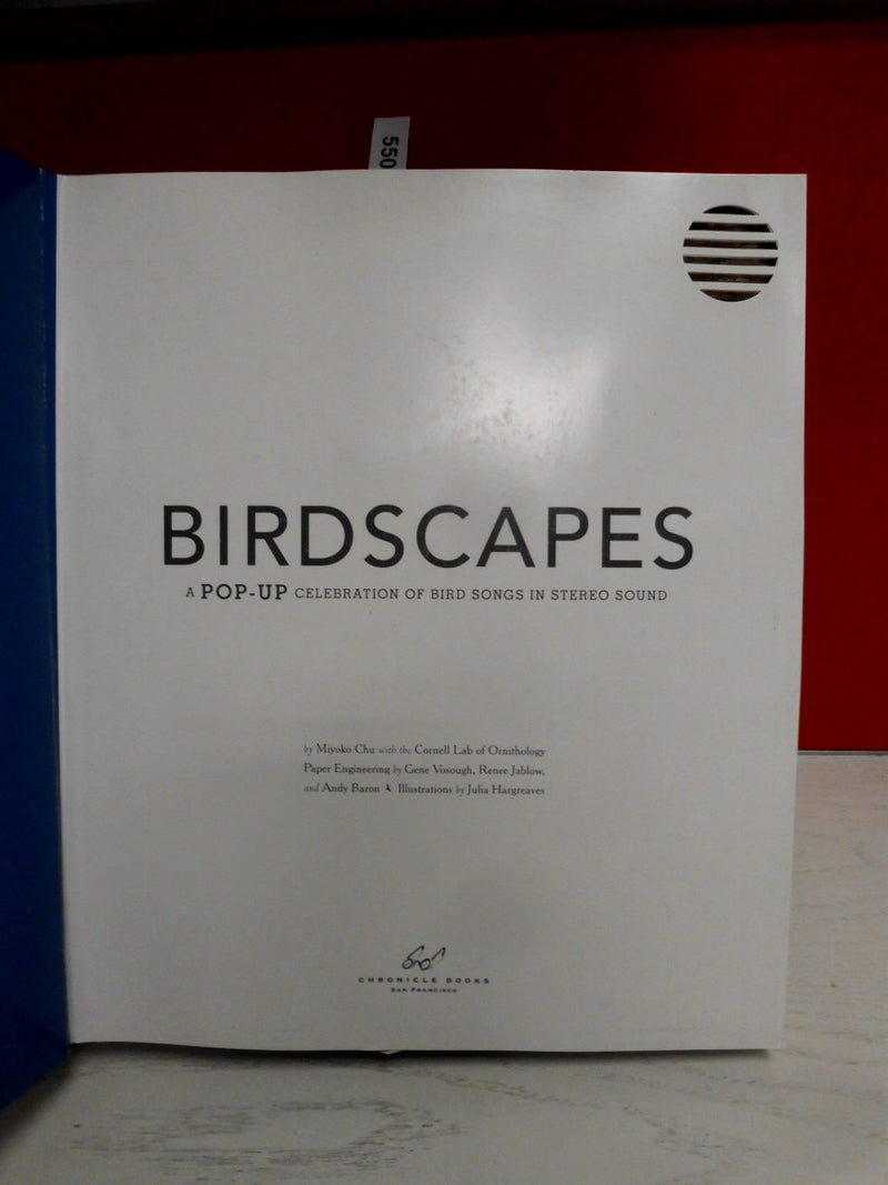 Birdscapes: A Popup Celebration Of Bird Songs In Stereo Sound,New