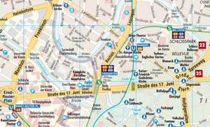 Laminated Berlin Map by Borch (English Edition),Used