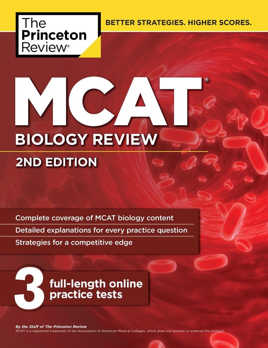 MCAT Biology Review, 2nd Edition (Graduate School Test Preparation),New