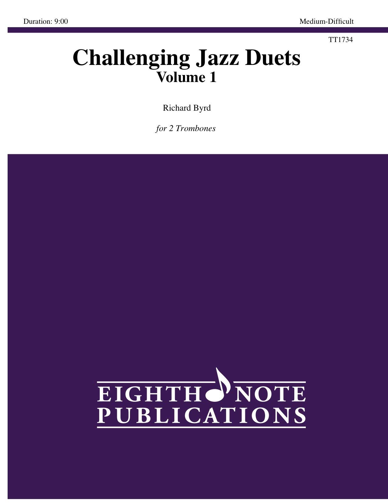 Challenging Jazz Duets, Vol 1: 2 Trombones, Part(s) (Eighth Note Publications, Vol 1),Used