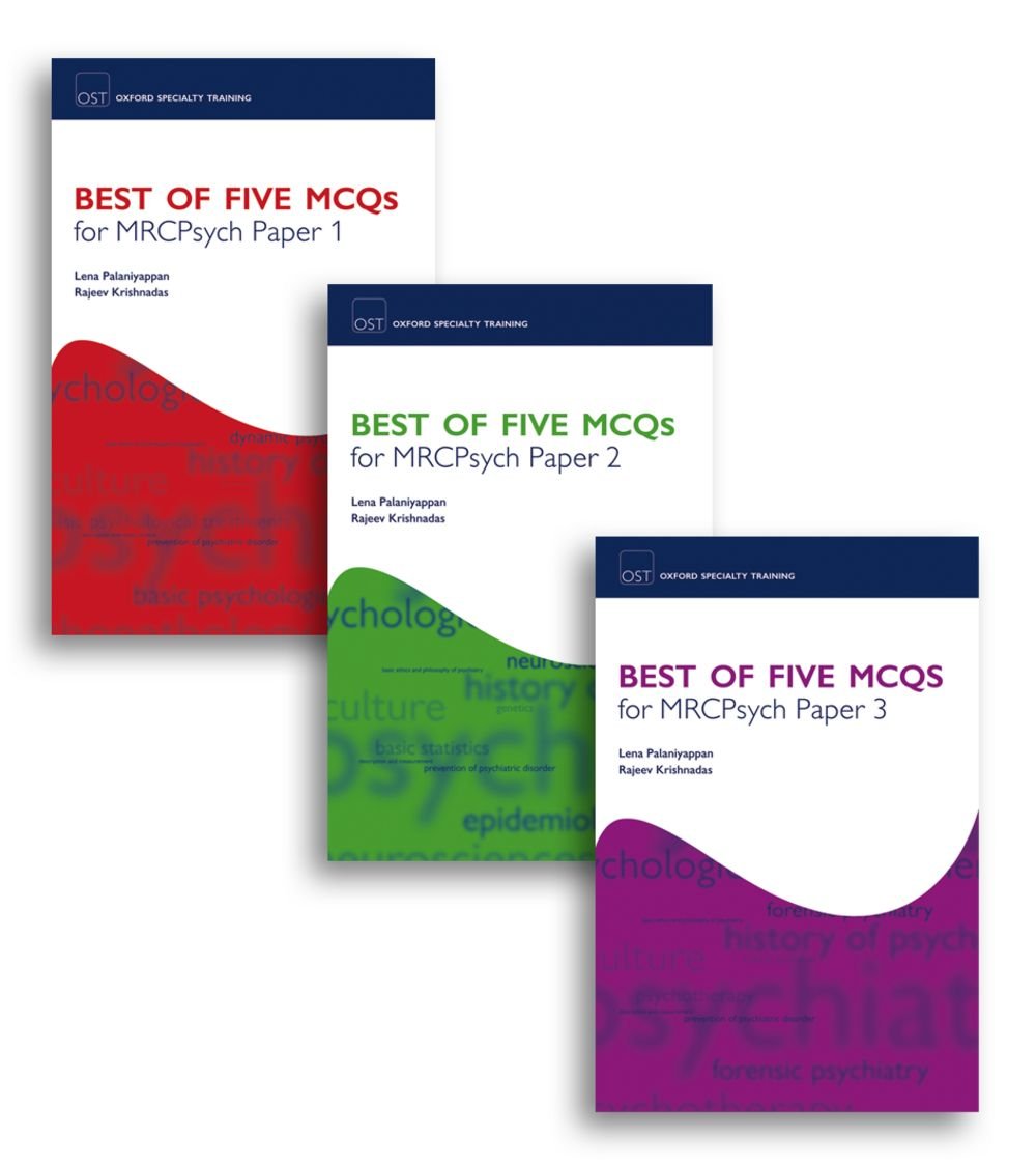 Best of Five MCQs for MRCPsych Papers 1, 2 and 3 Pack (Oxford Specialty Training: Revision Texts)