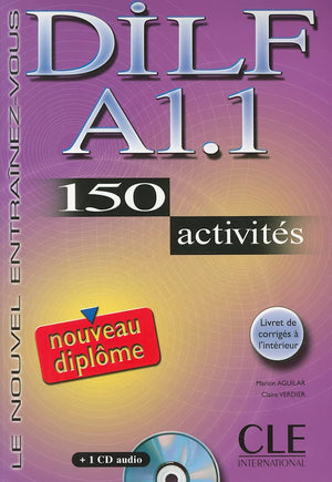 Dilf A1.1. 150 Activities. Textbook + Key + Audio CD (French Edition),Used