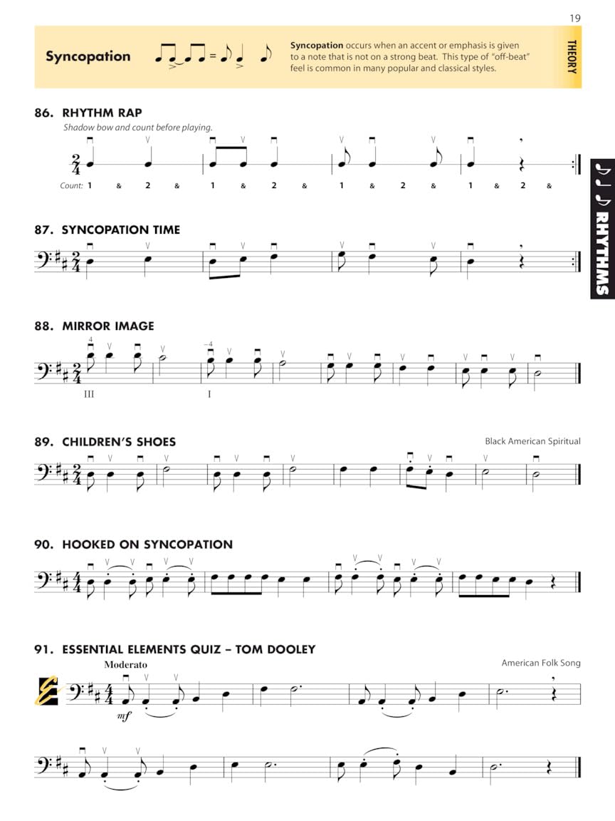 Essential Elements For Strings  Book 2  Double Bass Method With Eei  Beginner To Intermediate Bass Sheet Music And Online Audio
