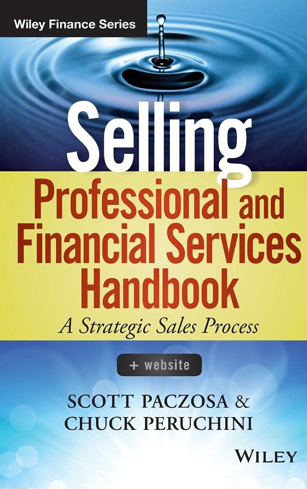 Selling Professional and Financial Services Handbook, + Website,Used