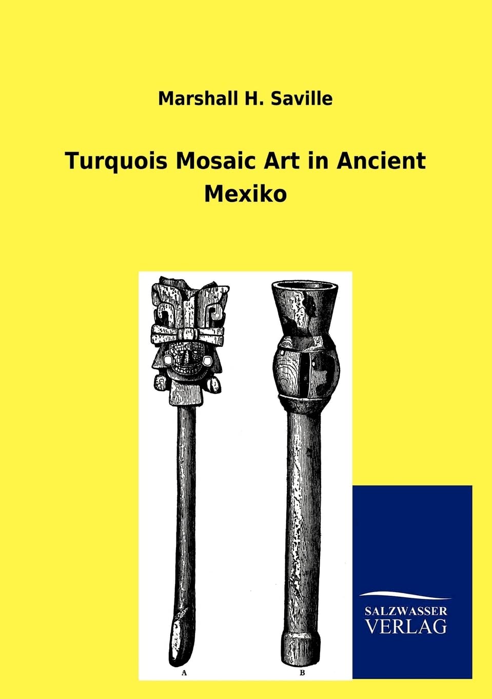 Turquois Mosaic Art in Ancient Mexiko,Used