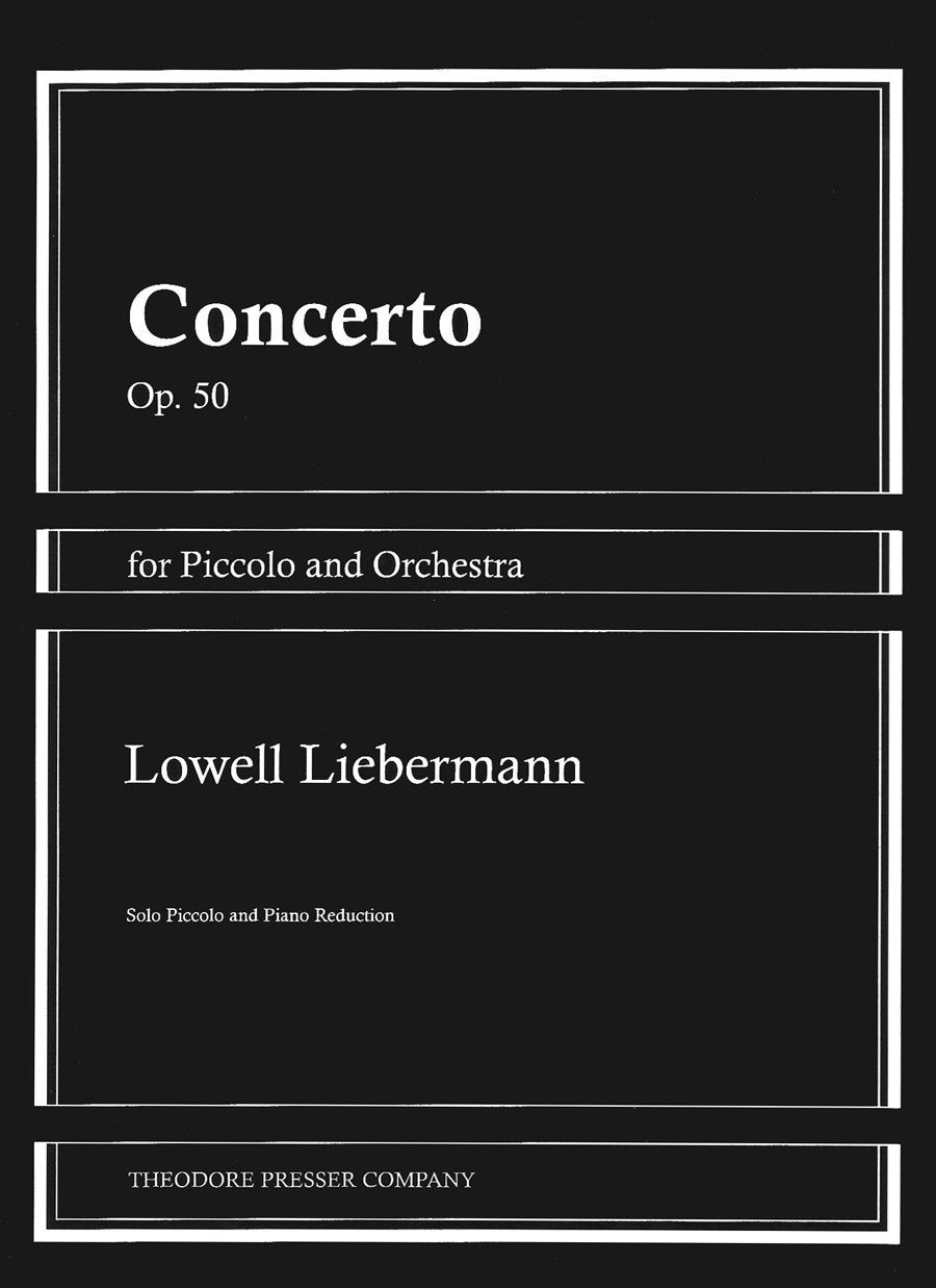 Concerto for Piccolo and Orchestra, Op. 50,New