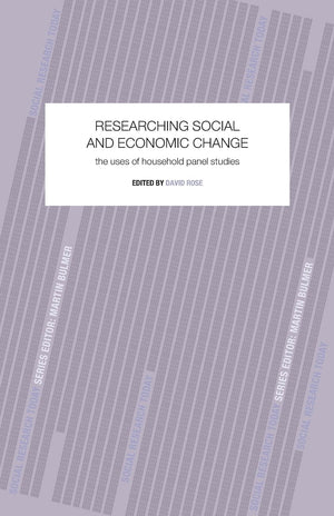 Research Social and Economic Change (Social Research Today),New
