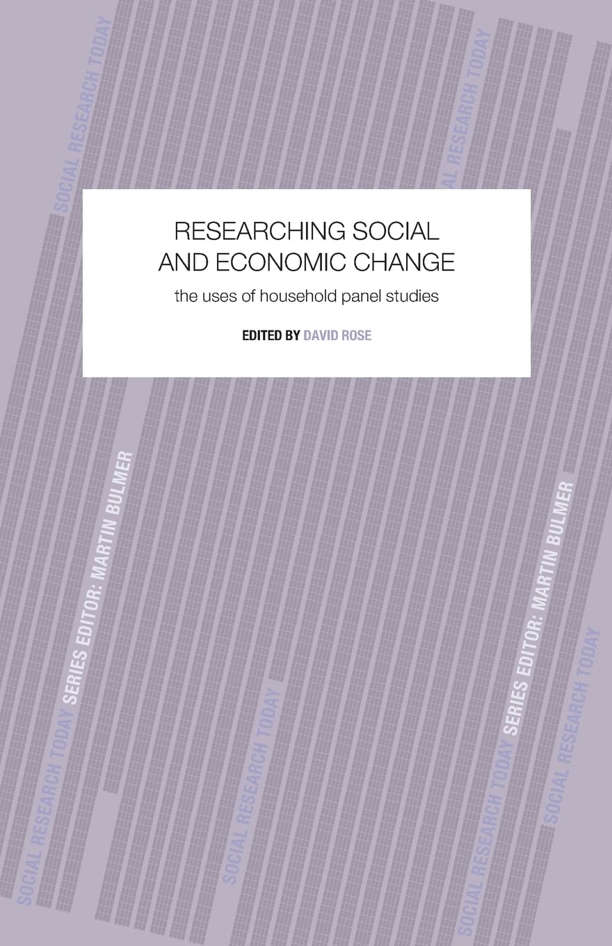 Research Social and Economic Change (Social Research Today),New