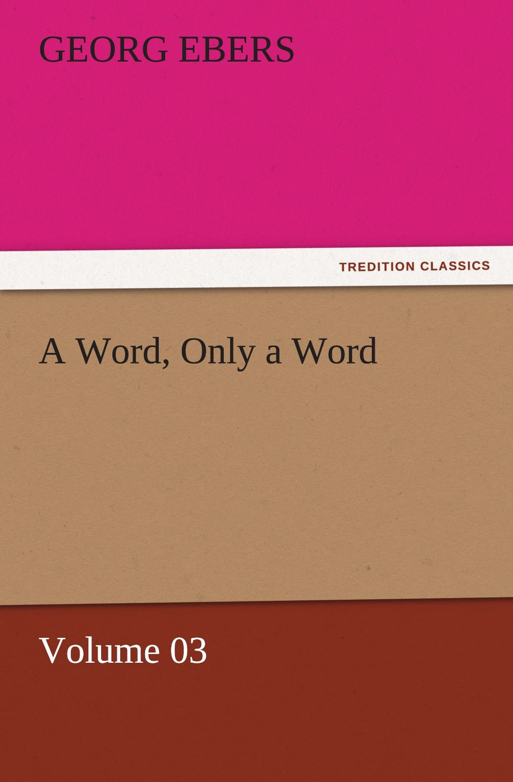A Word, Only a Word  Volume 03,Used