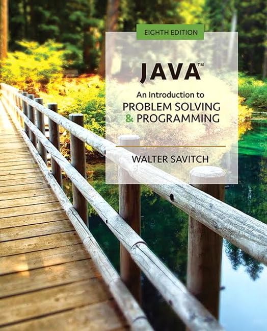 Java: An Introduction to Problem Solving and Programming,Used
