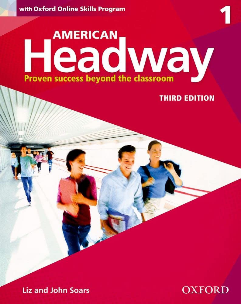 American Headway Third Edition: Level 1 Student Book: With Oxford Online Skills Practice Pack (American Headway, Level 1),Used