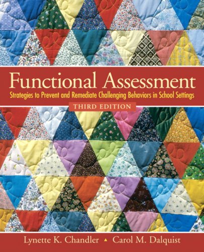 Functional Assessment: Strategies to Prevent and Remediate Challenging Behavior in School Settings (3rd Edition),Used