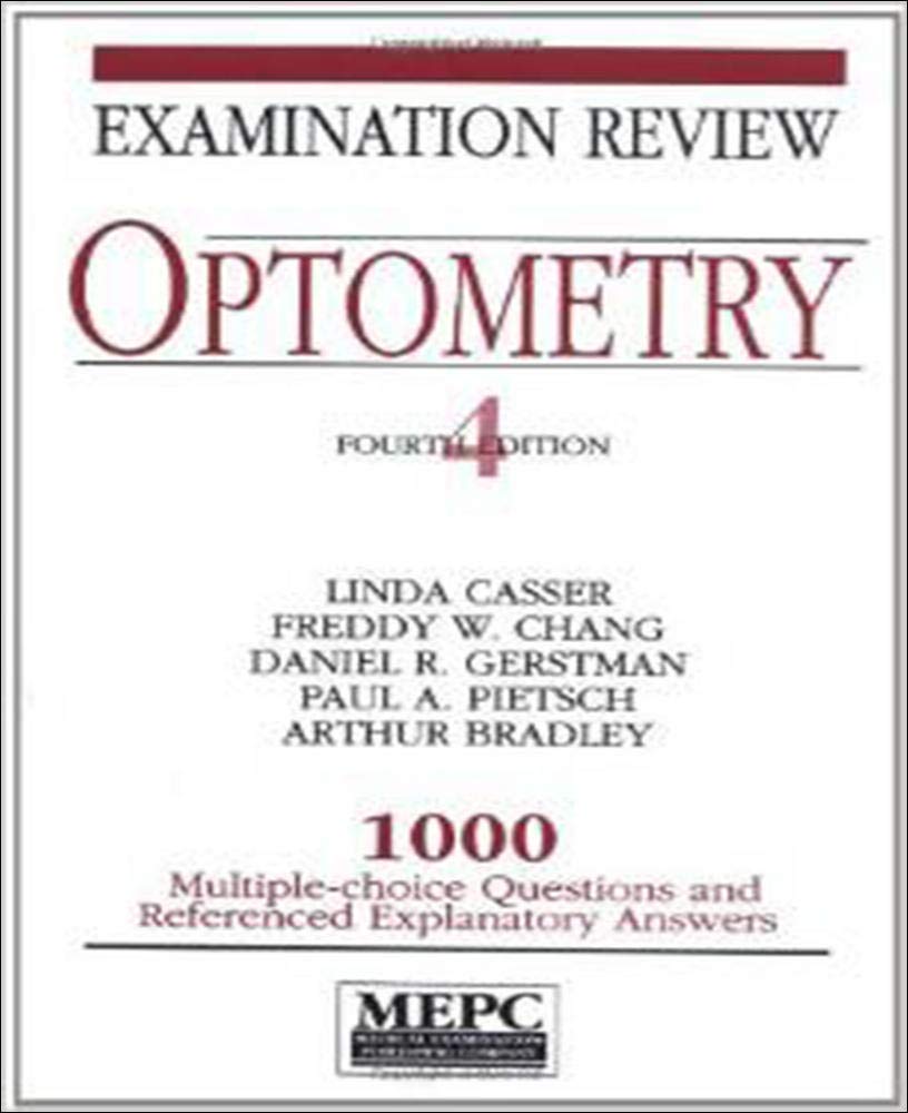 MEPC: Optometry: Examination Review,Used