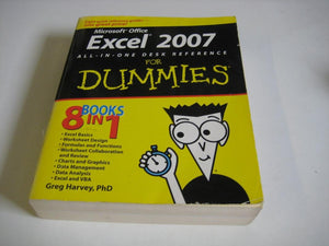 Excel 2007 AllInOne Desk Reference For Dummies,Used