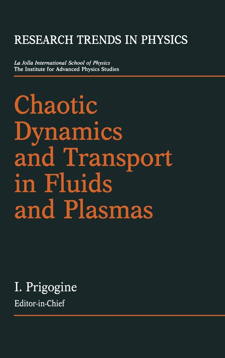 Chaotic Dynamics and Transport in Fluids and Plasmas (Research Trends in Physics),Used