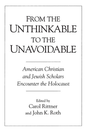 From the Unthinkable to the Unavoidable,New