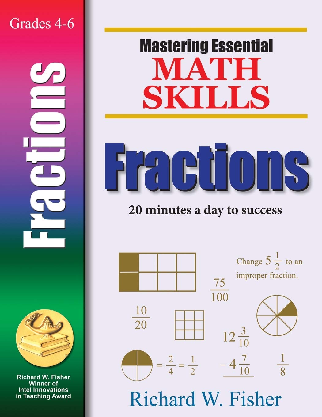 Mastering Essential Math Skills Fractions,Used