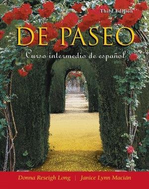 De paseo: Curso intermedio de espanol (World Languages) (Spanish Edition),Used