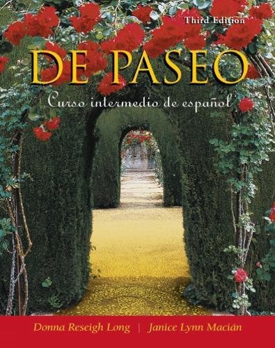De paseo: Curso intermedio de espanol (World Languages) (Spanish Edition),Used