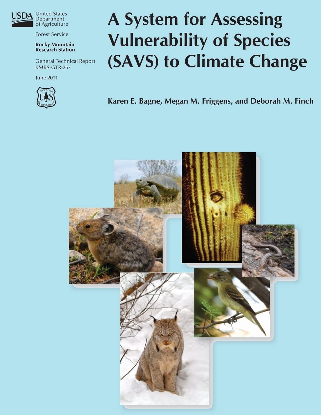 A System For Assessing Vulnerability Of Species (Savs) To Climate Change,Used