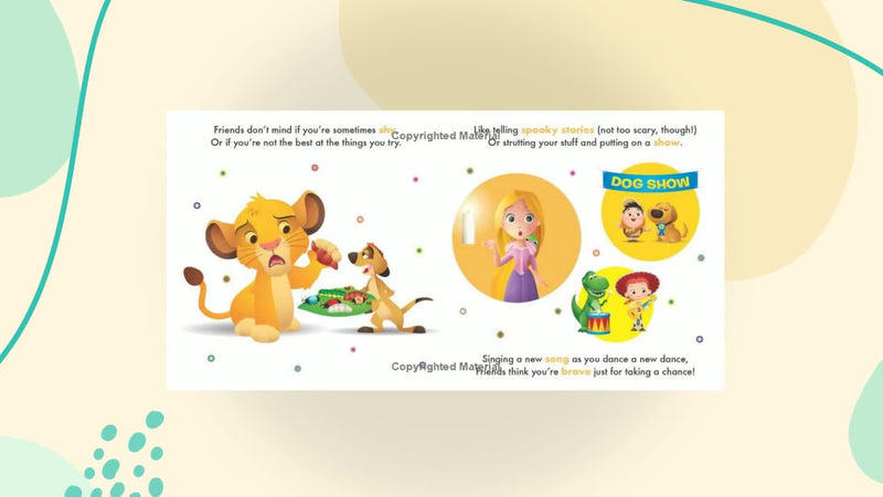 Disney Baby: Will You Be My Friend? (A Busy Buddy Book),Used