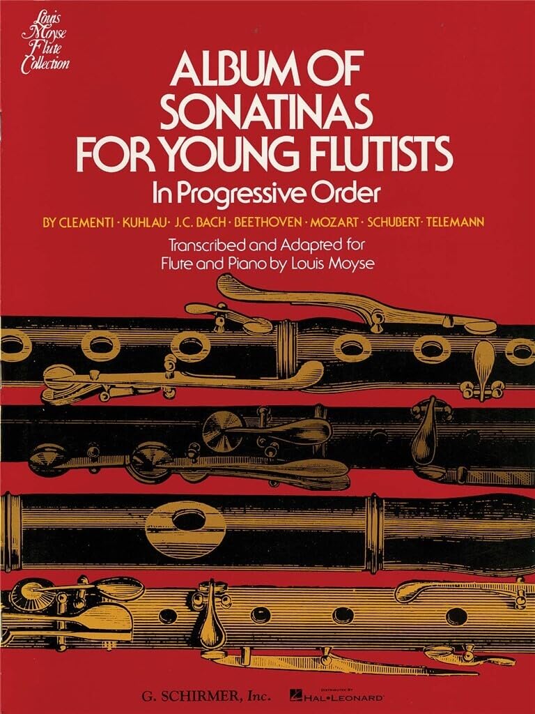 Album of Sonatinas for Young Flutists,Used